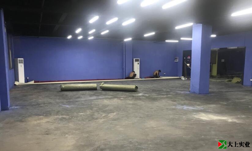 pvc籃球場(chǎng)地板施工