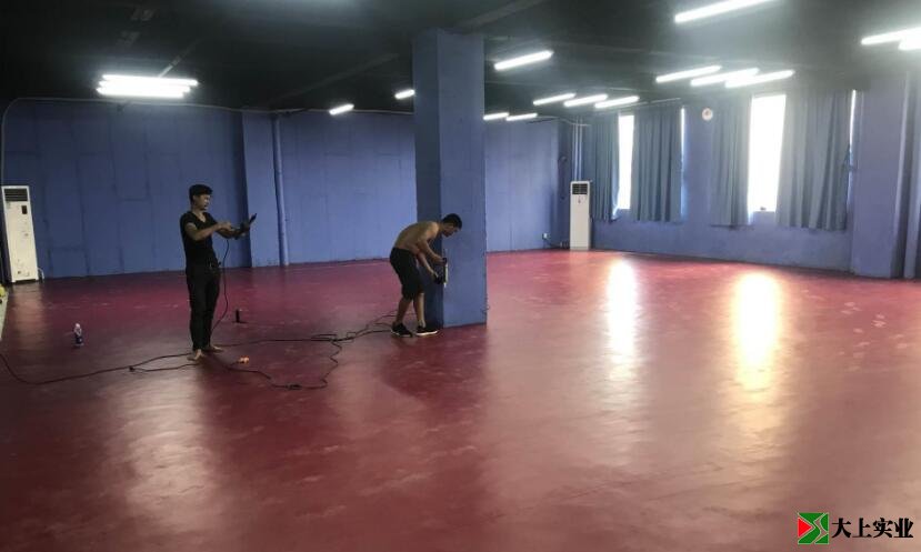 pvc籃球場(chǎng)地板施工