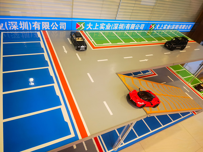 辦公室環(huán)氧地坪車(chē)庫(kù)樣品